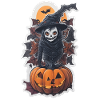 Helloween Pumpkin Witch