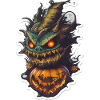 Helloween Pumpkin Monster