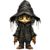 Scarecrow Halloween Cartoon Scary Scarecrow