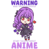 Warning May Spontaneously Talking Anime