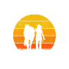 OWNERANDHORSEWALKINGPFERDEMADCHEN