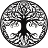 Mystical Yggdrasil - The symbol of good luck of the nordis
