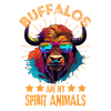 Buffalo with sunglasses