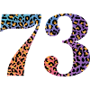 73e anniversaire léopard
