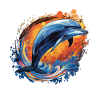 Dolphin in the jump