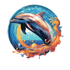 Dolphin in the sea