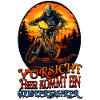 Chemise d’Halloween pour squelette de motard sur ghost ride