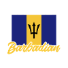 Barbados flag Barbadian bayan