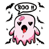 Boo ghost pink