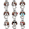 Shih Tzu Dog Emoticon