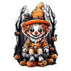 Cute Halloween Clown
