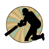 Lanceur Équipe de cricket