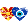 Drapeau Nazarpearl de Macédoine utilisé