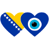 Bosnien Nazarperle Flagge