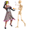 The Grim Reaper dancing