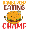 Hamburger Eating Champ