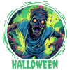 Halloween Zombie d’horreur effrayant