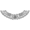 collier maori21 blanc
