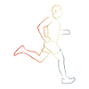 Funny runner boy