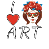 I LOVE ART MUERTOS