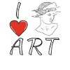 I LOVE ART SCULPTURE