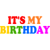 It's my birthday