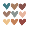 9 hearts