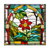 Knust glasblomst - moderne, gammelt og smukt design