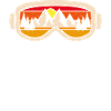 Ski goggles mountains nature