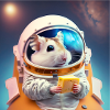 Weltraum Hamster