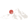 Sunrise Mountain Silhouette