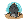 Mole rejoices animal mound