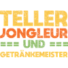 Teller-Jongleur Und Getränkemeister