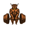 Bodybuilder Fitness Creatine Strongman