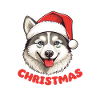 Husky Noël Pyjamas Chiens