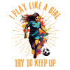 Joueuse de soccer féminin