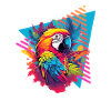 Parrot 80s style
