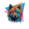 Samoyed 80s style
