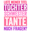 Schwester und Tante