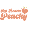 juste pêche - peach fruit dicton