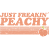 just peachy - peach fruit saying