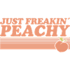 just peachy - peach fruit saying