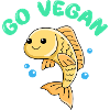 Fischdesign für stolze Veganer