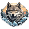Permafrost-Wolf