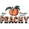just peachy - peach fruit saying