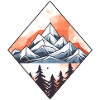 Mountains abstract
