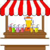 Smoothies market stall