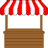 Market stall logo