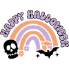 Happy Halloween rainbow