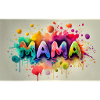 Mama bunt farbig